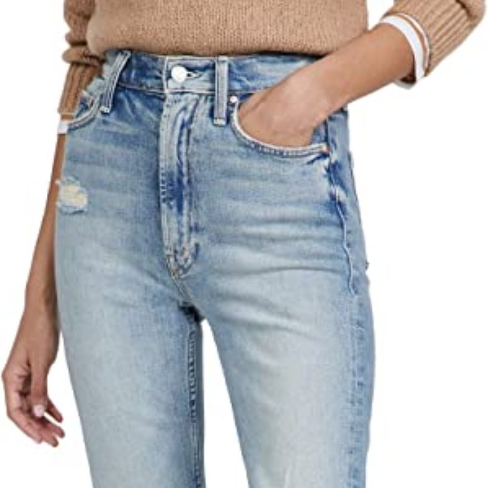 Mother Size 28, Rider Skimp High Waisted Jeans The Confession
